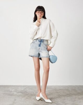 Quần short Jean Form A